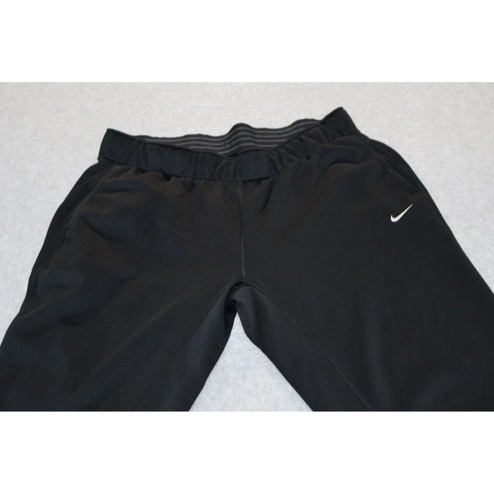Nike Sweatpants Women Medium Black Dri-FIT Performance Athletic Gym Workout